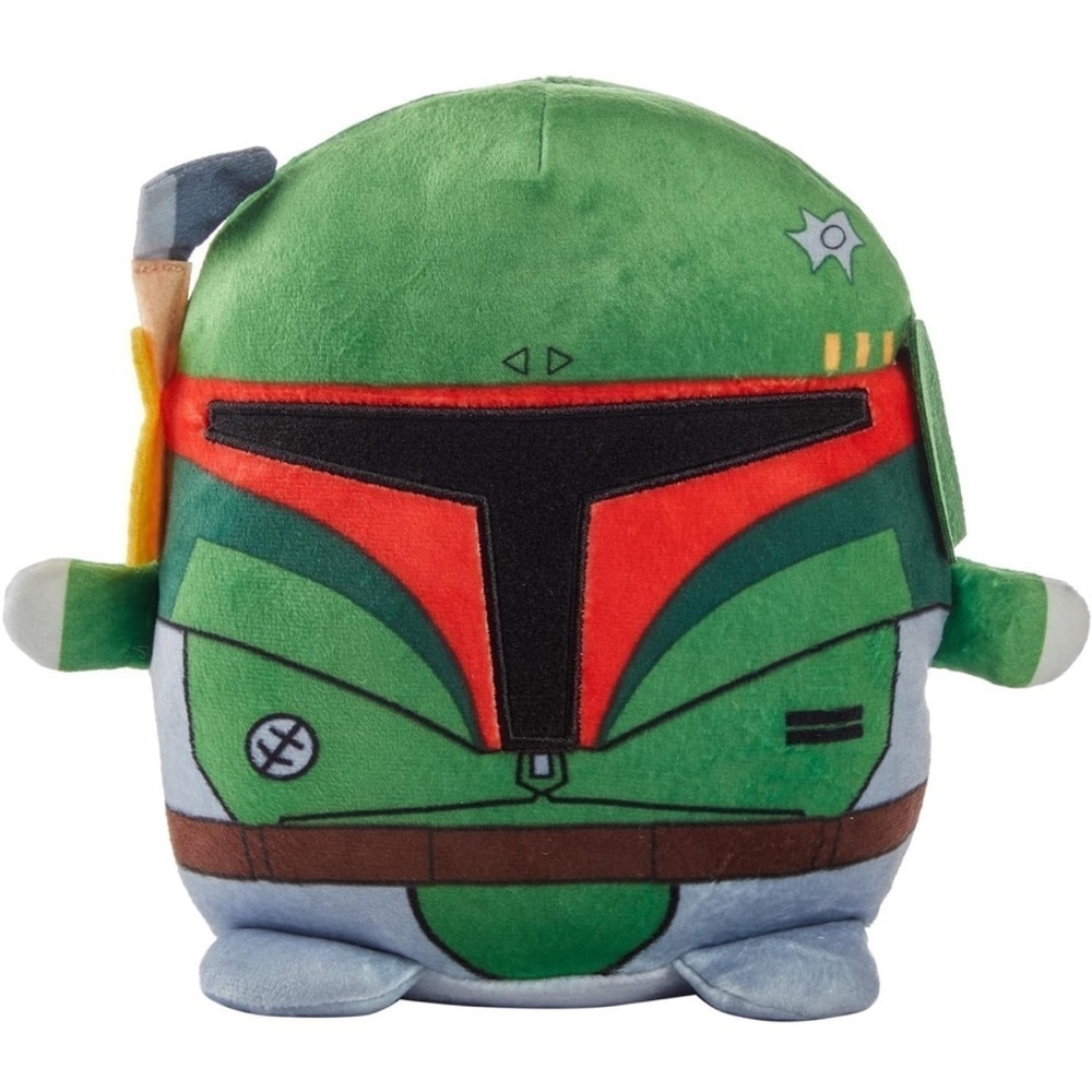 Star Wars Cuutopia 10-inch Boba Fett Plush, Soft Rounded Pillow Doll - NWT